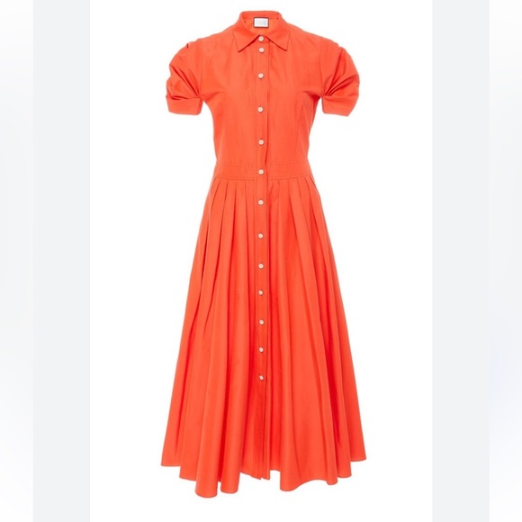 Alexis Gyles Red/Orange Dress, Size XS - Picture 4 of 15